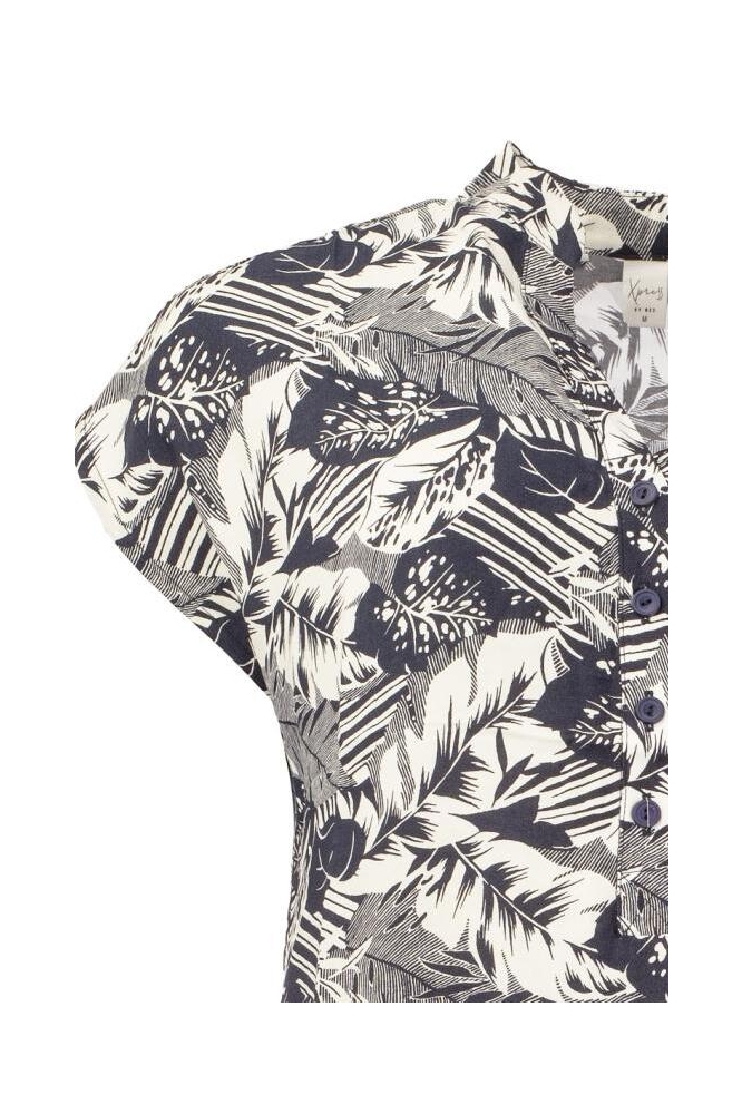 LUCIE SL MARINE LEAF MIX WOVEN 25S4 X1726 01 303 marine
